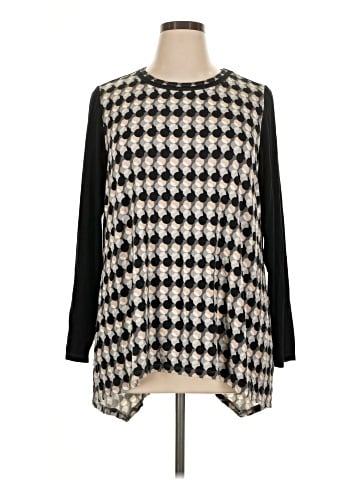 LOGO by Lori Goldstein Long Sleeve Blouse (view 1)