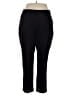 Susan Graver Solid Black Active Pants Size 2X - photo 1
