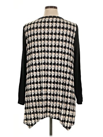 LOGO by Lori Goldstein Long Sleeve Blouse (view 2)