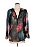 Tiny Black 3/4 Sleeve Blouse Size L - photo 1