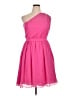 Alfred Angelo 100% Polyester Solid Pink Cocktail Dress Size 16 - photo 1
