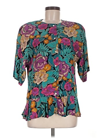 Nicole Miller Short Sleeve Blouse (view 1)