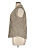 Ann Taylor 100% Polyester Tan Sleeveless Blouse Size 14 Petite - photo 5