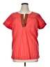 Eddie Bauer Orange Short Sleeve Blouse Size XL - photo 1
