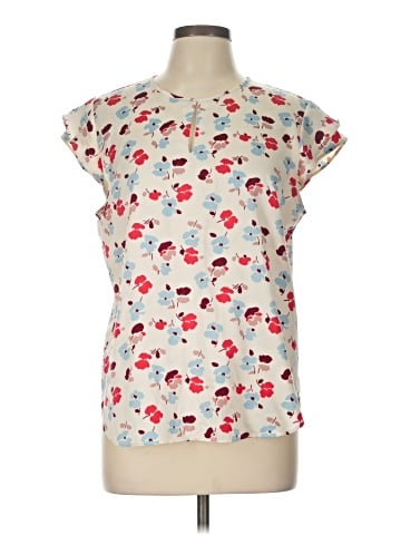 Ann Taylor Factory Short Sleeve Blouse (view 1)