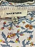 Max Studio 100% Rayon Ivory Short Sleeve Blouse Size L - photo 4