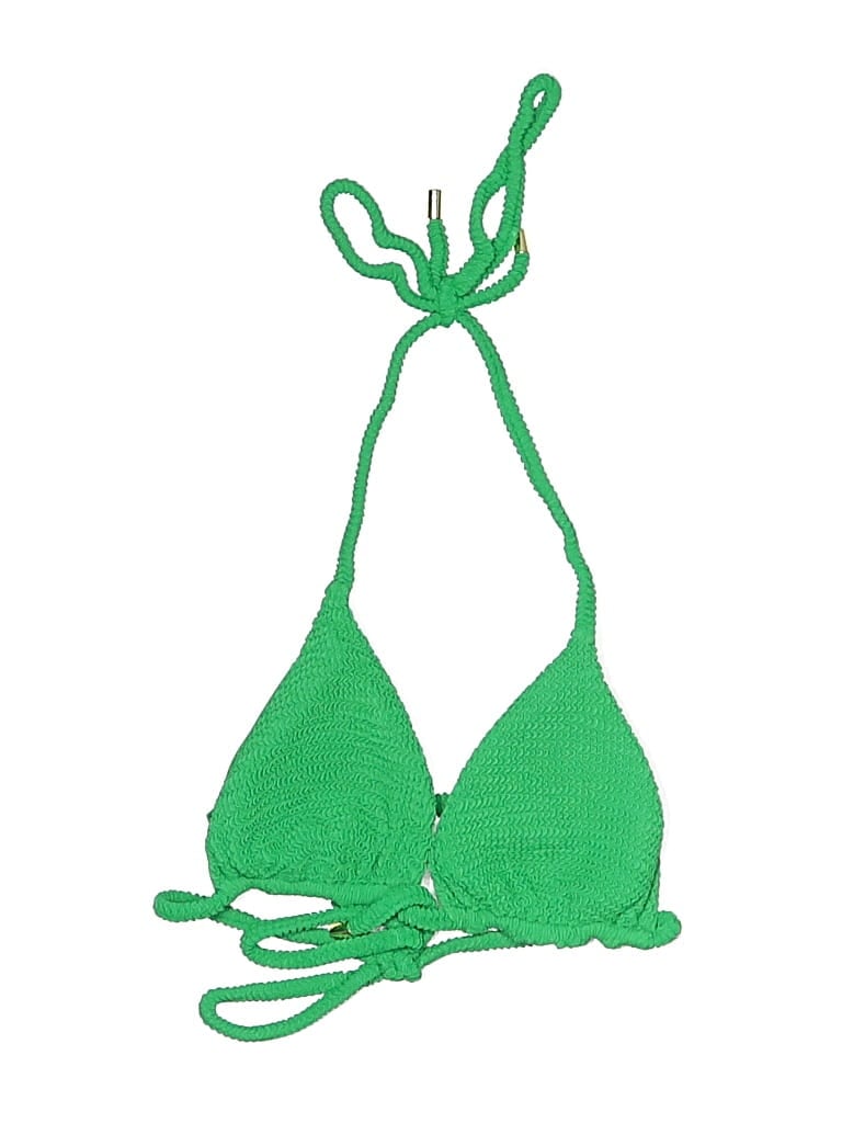 Pre-owned Monday Swimwear Swimsuit Top Green Swimwear