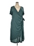 BLOOMCHIC Teal Casual Dress Size 22 - photo 1