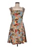 Angie Print Blue Cocktail Dress Size M - photo 1