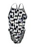 Assorted Brands Graphic Black One Piece Swimsuit Size XXS (estimated) - photo 1