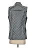 Kim Rogers 100% Polyester Houndstooth Black Vest Size S - photo 2