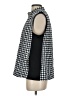 Kim Rogers 100% Polyester Houndstooth Black Vest Size S - photo 5