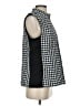 Kim Rogers 100% Polyester Houndstooth Black Vest Size S - photo 4