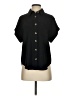 Como Vintage 100% Polyester Black Short Sleeve Blouse Size S - photo 1