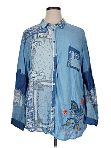 Johnny Was Long Sleeve Button-Down Shirt (view 1)