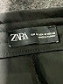 Zara Solid Black Active Pants Size M - photo 7