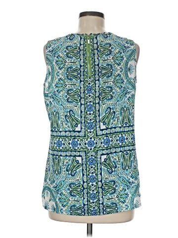 Rose + Olive Sleeveless Blouse (view 2)