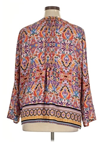Sharagano Long Sleeve Blouse (view 2)