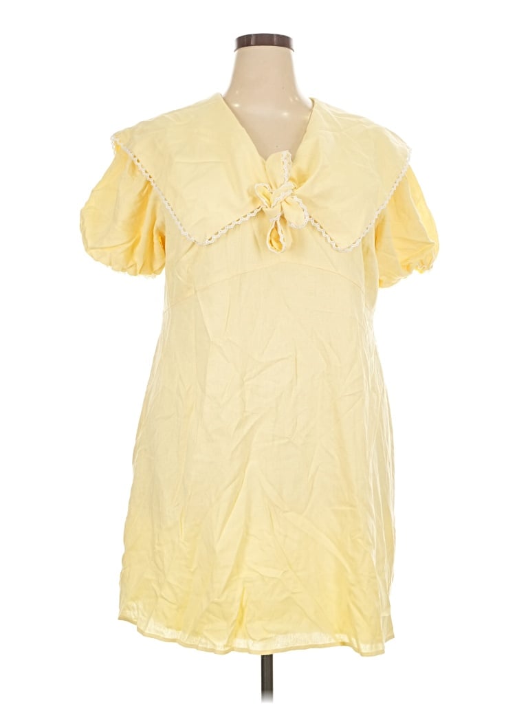 Pre-owned Eloquii Casual Dress In Yellow