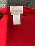 Chico's 100% Polyester Red Long Sleeve Blouse Size XL (3) - photo 7