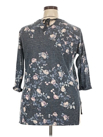 LC Lauren Conrad 3/4 Sleeve T-Shirt (view 2)