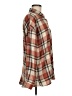 Be Cool Plaid Brown Long Sleeve Blouse Size Med - Lg - photo 4