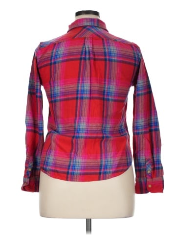 American Eagle Outfitters Long Sleeve Button-Down Shirt (view 2)