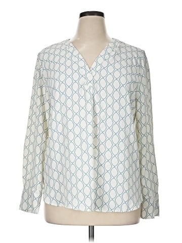 Ann Taylor Long Sleeve Blouse (view 1)