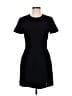 French Connection Solid Black Casual Dress Size 6 - photo 1