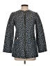 Sara Campbell Animal Print Blue Coat Size 0 - photo 1