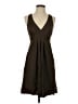 Theory Solid Brown Casual Dress Size 2 - photo 1