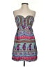 Maple 100% Silk Paisley Blue Cocktail Dress Size 0 - photo 1