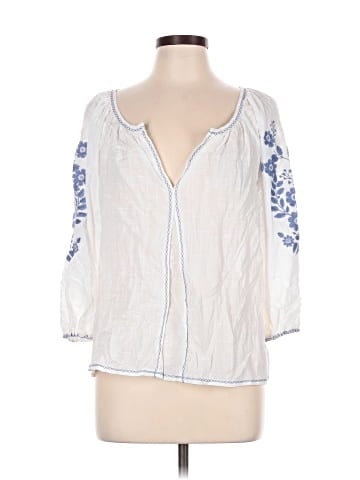 Max Studio 3/4 Sleeve Blouse (view 1)