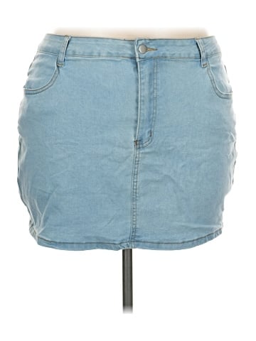 Unbranded Denim Skirt (view 1)