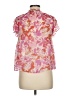 Steve Madden 100% Polyester Pink Short Sleeve Blouse Size M - photo 2