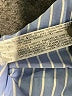Zara Stripes Blue Long Sleeve Button-Down Shirt Size M - photo 8