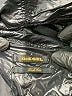 Diesel 100% Nylon Metallic Black Jacket Size S - photo 6