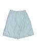 Zara Solid Blue Shorts Size 9 - photo 2