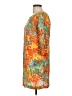 Zara Basic Print Orange Casual Dress Size L - photo 5