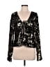 ASOS Design 100% Polyester Black Long Sleeve Blouse Size 8 - photo 1