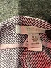 Chico's 100% Linen Chevron-herringbone Silver Linen Pants Size S - photo 7