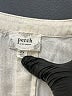 Peach Solid Ivory Short Sleeve Blouse Size 2X - photo 7