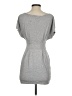Mango 100% Polyester Solid Gray Casual Dress Size XS - photo 2