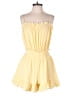 Promesa U.S.A. Checkered-gingham Yellow Romper Size M - photo 1