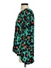 CAbi Animal Print Teal Short Sleeve Blouse Size XS - photo 5
