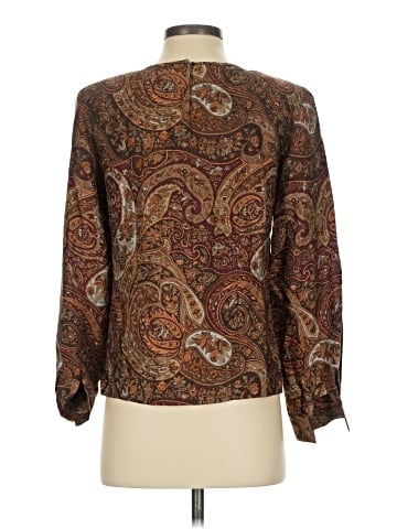 Talbots 3/4 Sleeve Silk Top (view 2)