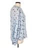 Ganni 100% Viscose Blue Long Sleeve Blouse Size EU 42 / US 12 - photo 4
