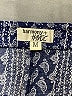 Harmony + Havoc 100% Rayon Paisley Blue Shorts Size M - photo 3