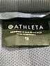 Athleta Animal Print Jacquard Blue Gray Track Jacket Size 1X - photo 6