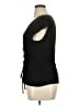 Max Studio Black Short Sleeve Top Size XL - photo 5